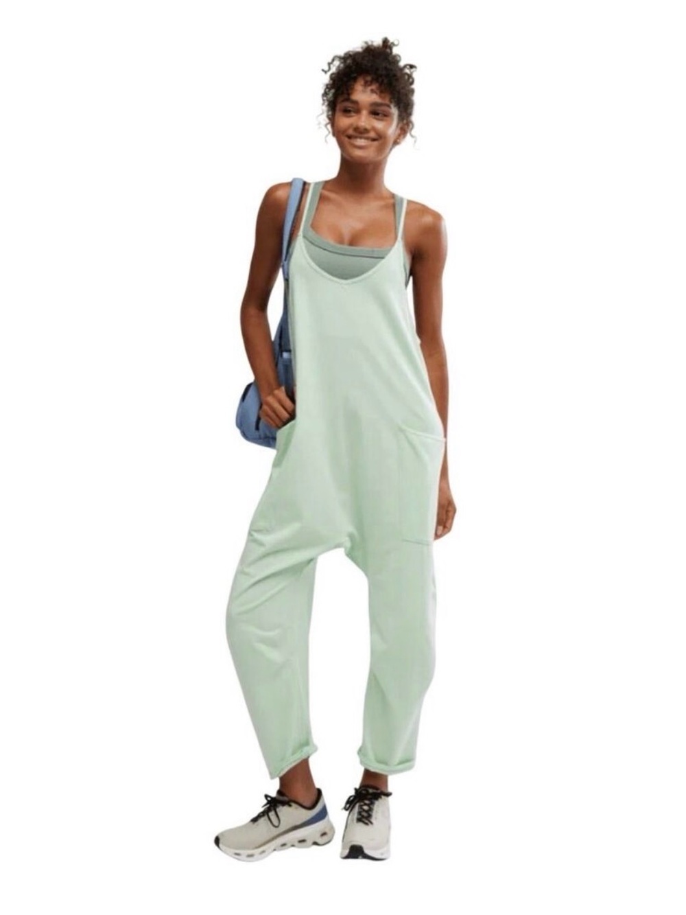 FP Movement Free People Oversized Hot Shot Onesie Casual Cotton Spring Baggy